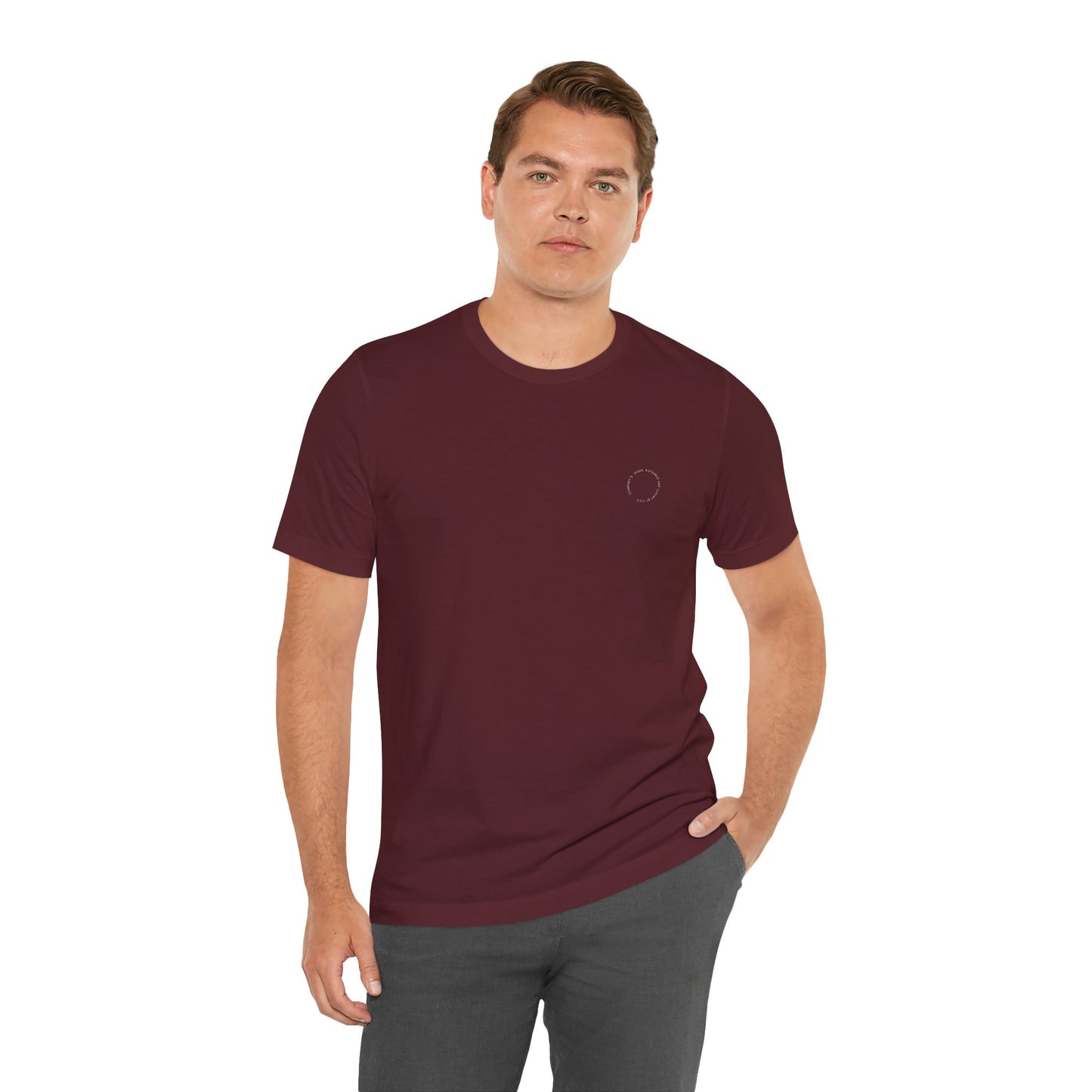 PLAYERA UNISEX COMPANY’S JERSEY, LOGO CIRCULAR.
