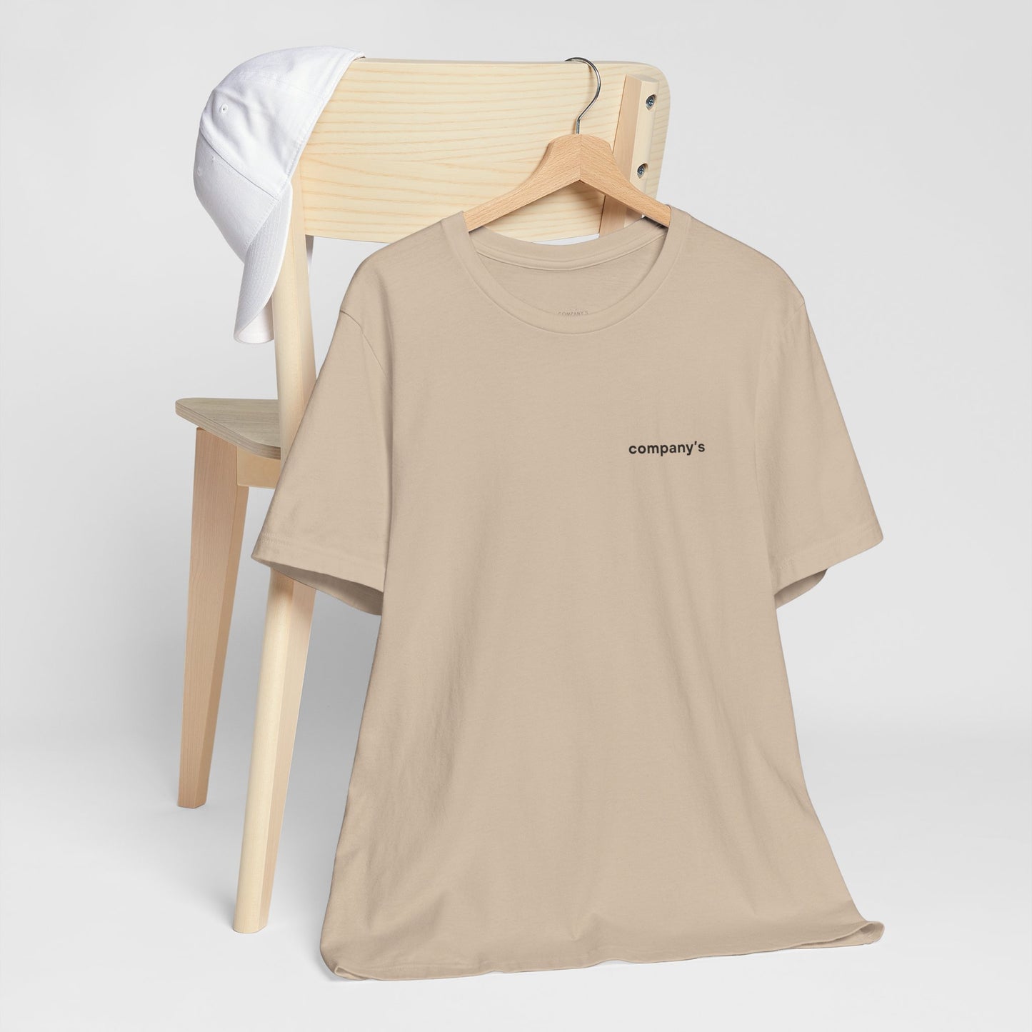 PLAYERA UNISEX JERSEY, COMPANY’S LOGO MINIMALISTA.