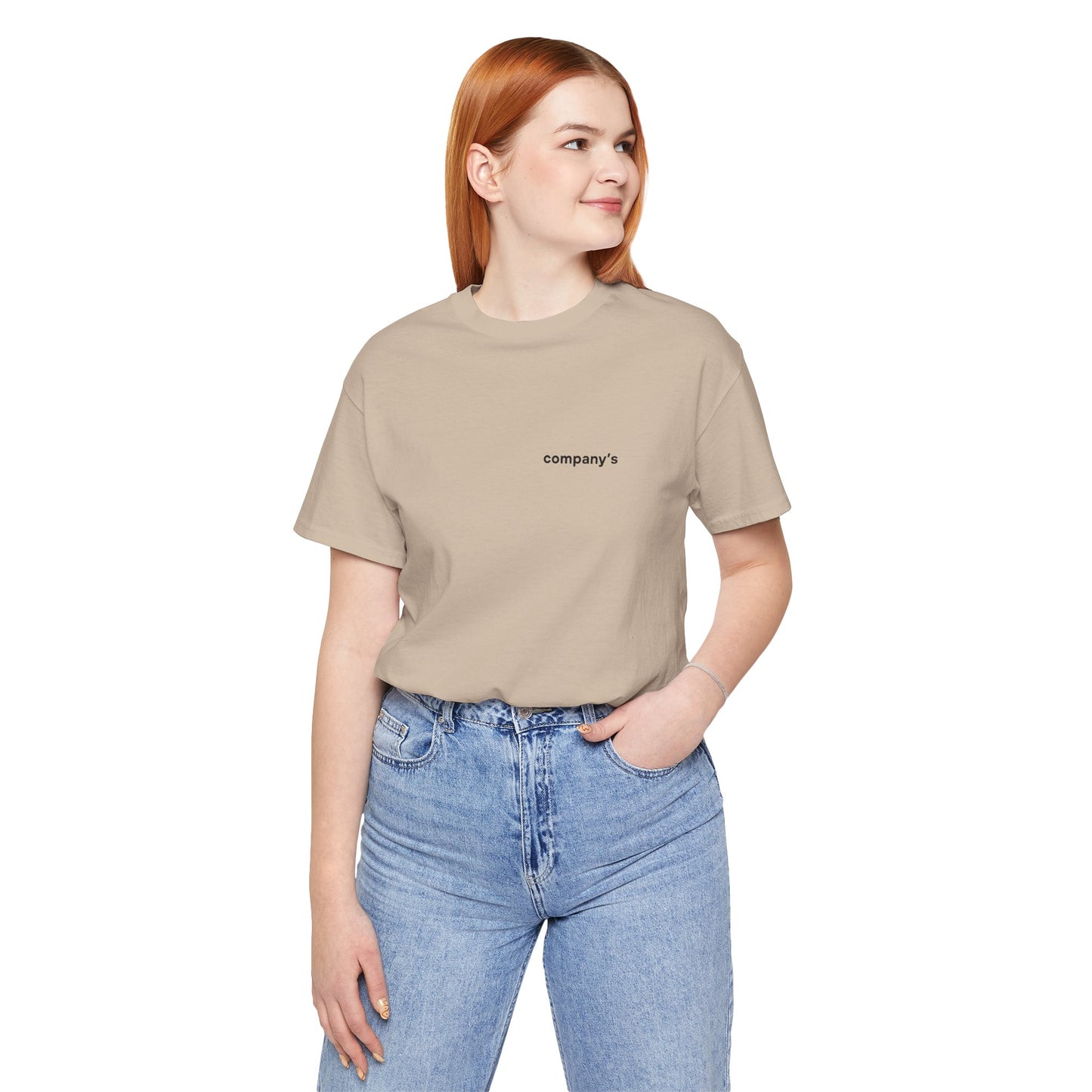 PLAYERA UNISEX JERSEY, COMPANY’S LOGO MINIMALISTA.