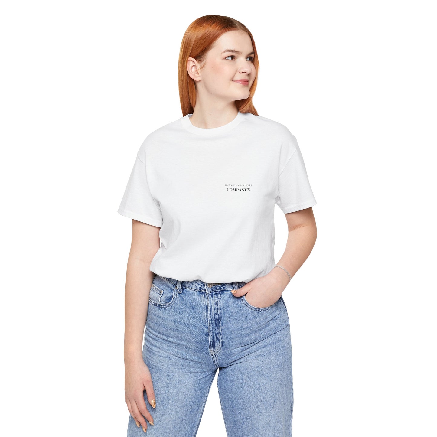 PLAYERA UNISEX JERSEY COMPANY’S LOGO ELEGANCE AND LUXURY.