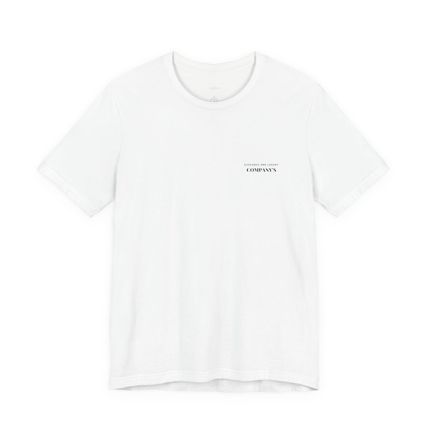PLAYERA UNISEX JERSEY COMPANY’S LOGO ELEGANCE AND LUXURY.