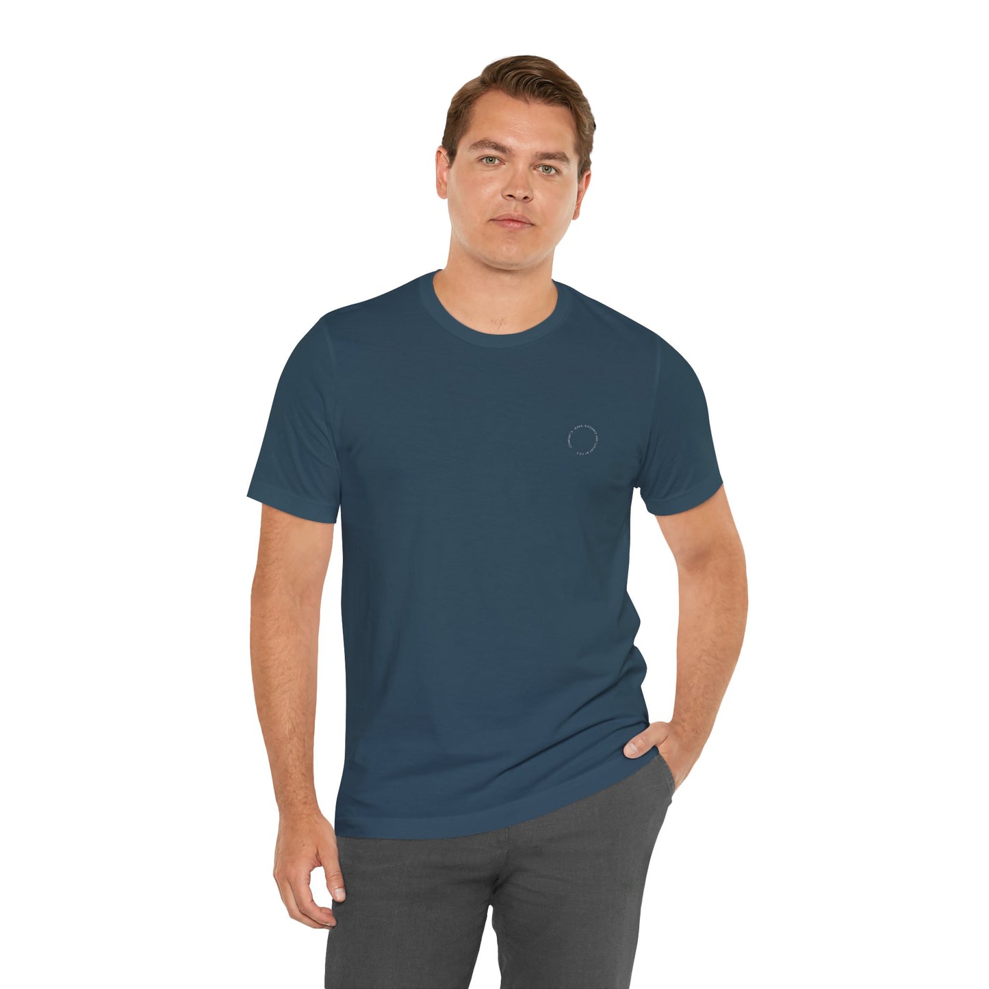 PLAYERA UNISEX COMPANY’S JERSEY, LOGO CIRCULAR.