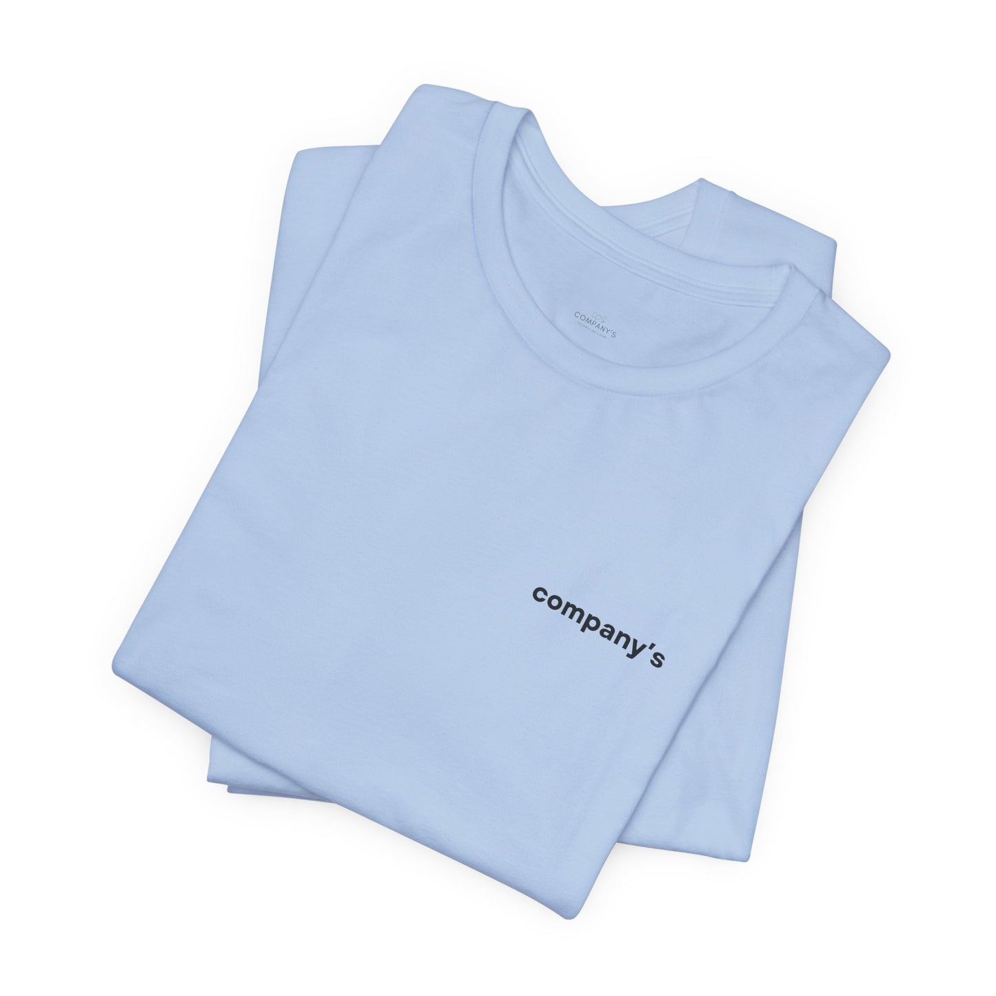 PLAYERA UNISEX JERSEY, COMPANY’S LOGO MINIMALISTA.