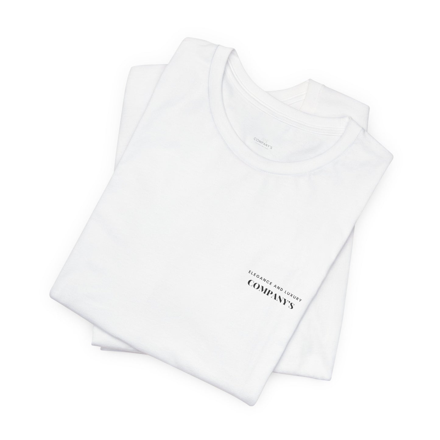 PLAYERA UNISEX JERSEY COMPANY’S LOGO ELEGANCE AND LUXURY.