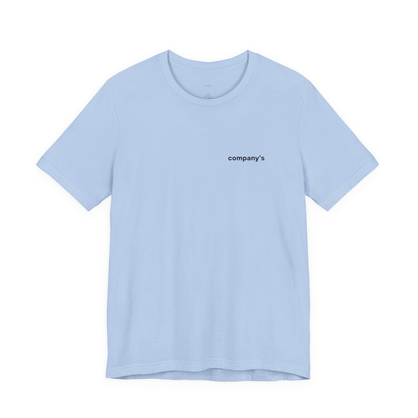 PLAYERA UNISEX JERSEY, COMPANY’S LOGO MINIMALISTA.
