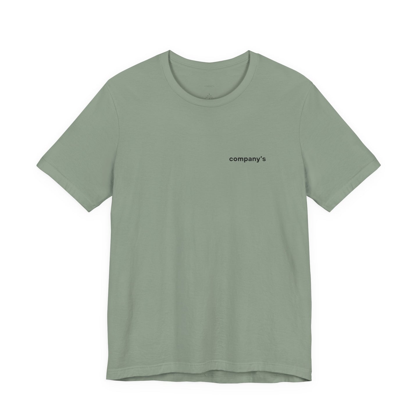 PLAYERA UNISEX JERSEY, COMPANY’S LOGO MINIMALISTA.