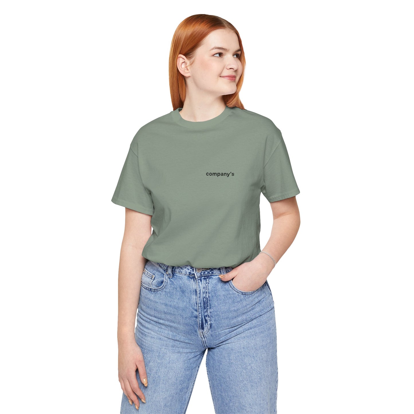 PLAYERA UNISEX JERSEY, COMPANY’S LOGO MINIMALISTA.
