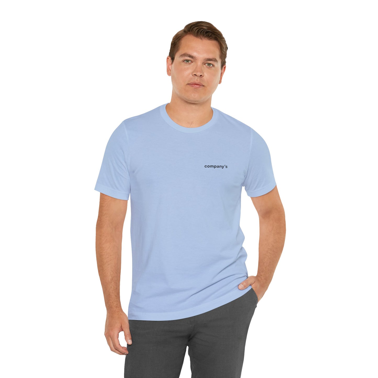 PLAYERA UNISEX JERSEY, COMPANY’S LOGO MINIMALISTA.