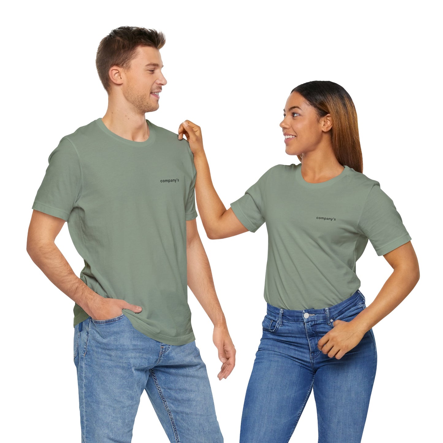 PLAYERA UNISEX JERSEY, COMPANY’S LOGO MINIMALISTA.