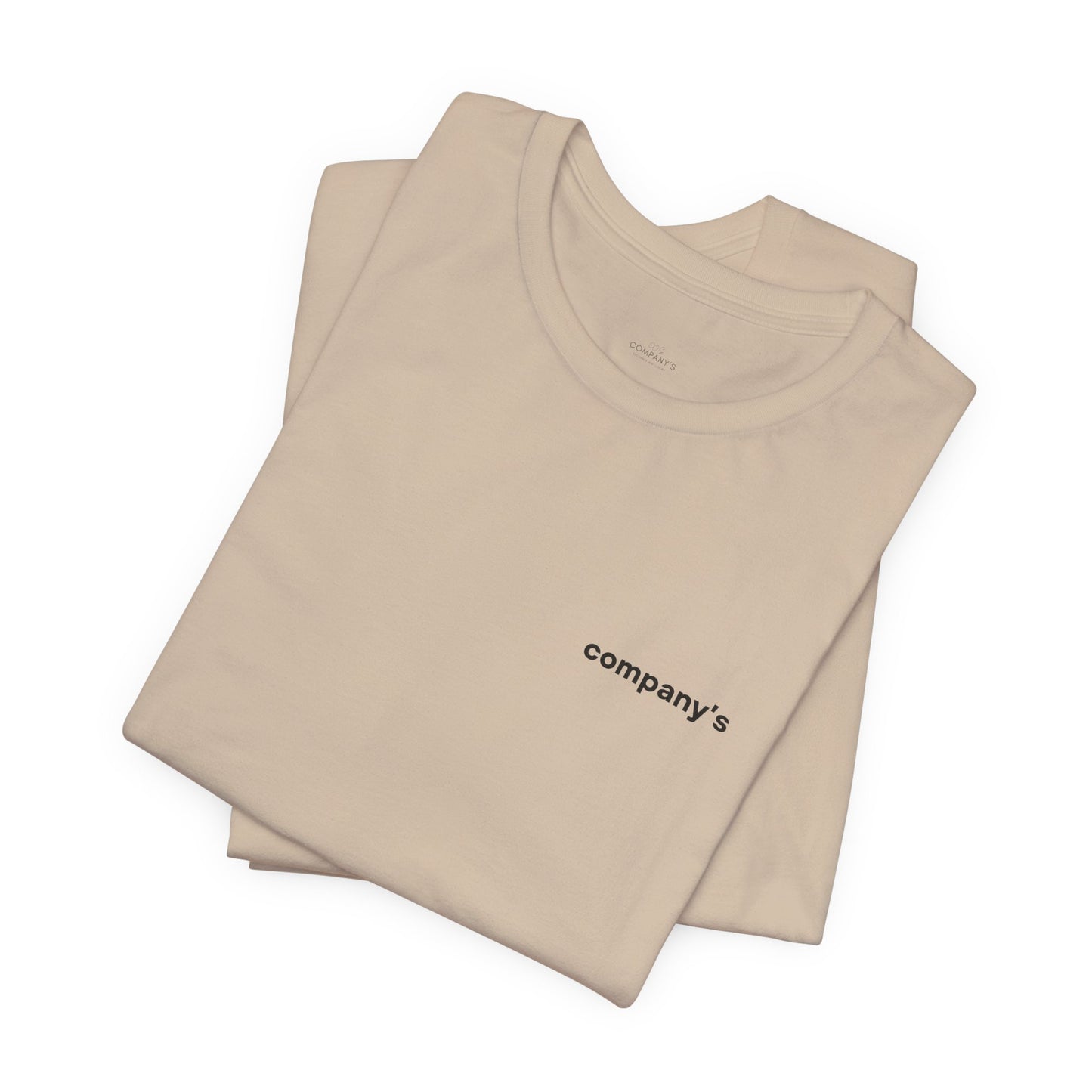 PLAYERA UNISEX JERSEY, COMPANY’S LOGO MINIMALISTA.