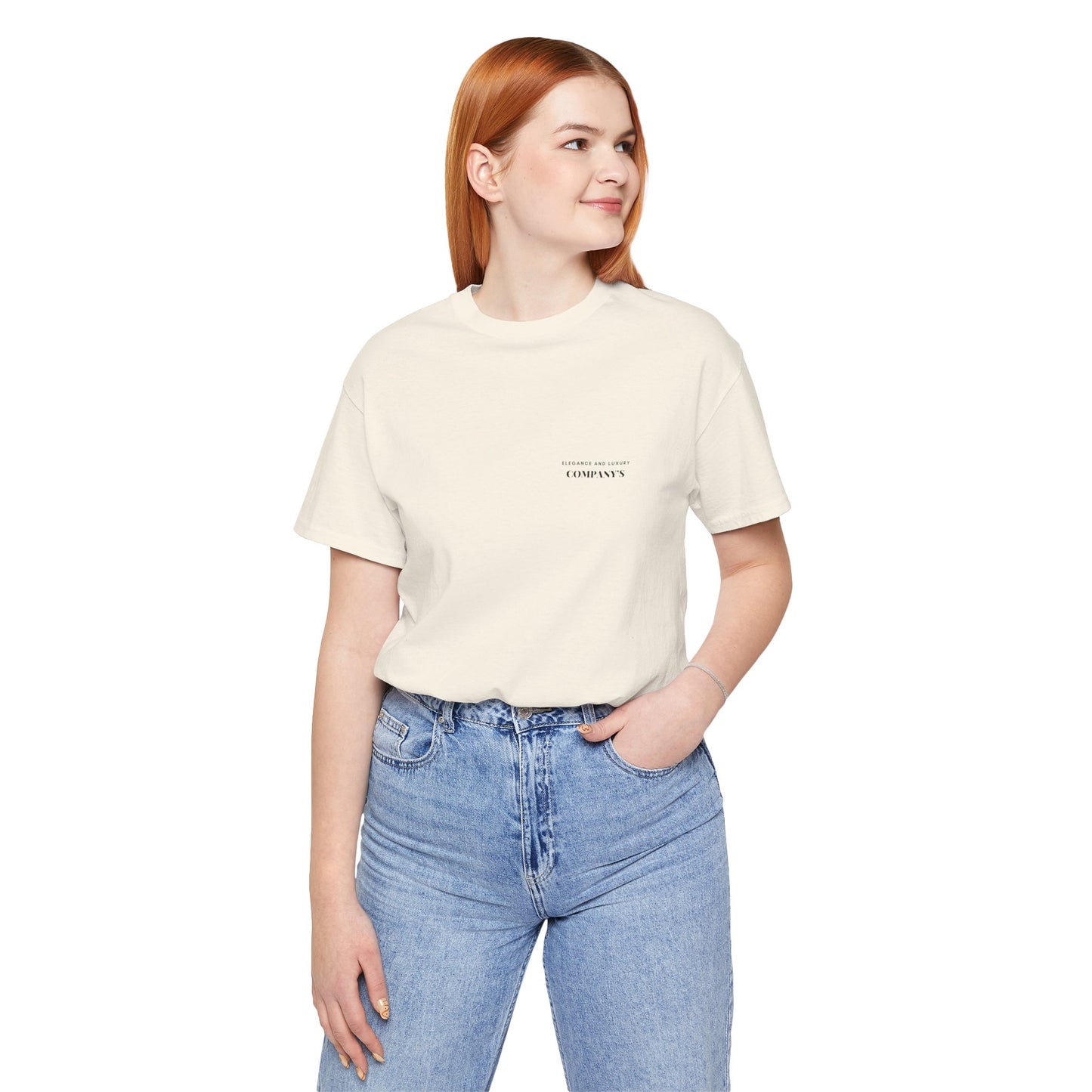 PLAYERA UNISEX JERSEY COMPANY’S LOGO ELEGANCE AND LUXURY.