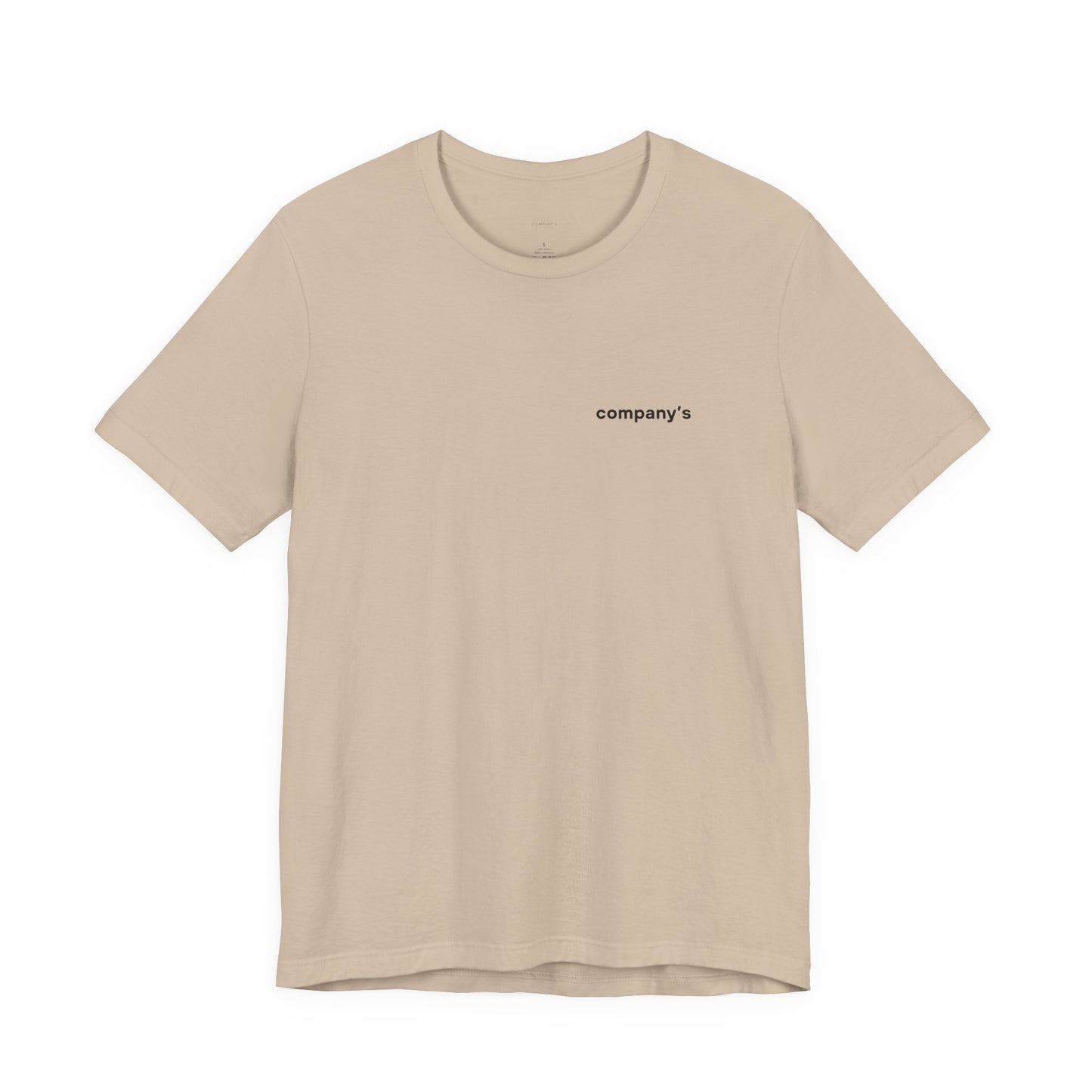 PLAYERA UNISEX JERSEY, COMPANY’S LOGO MINIMALISTA.