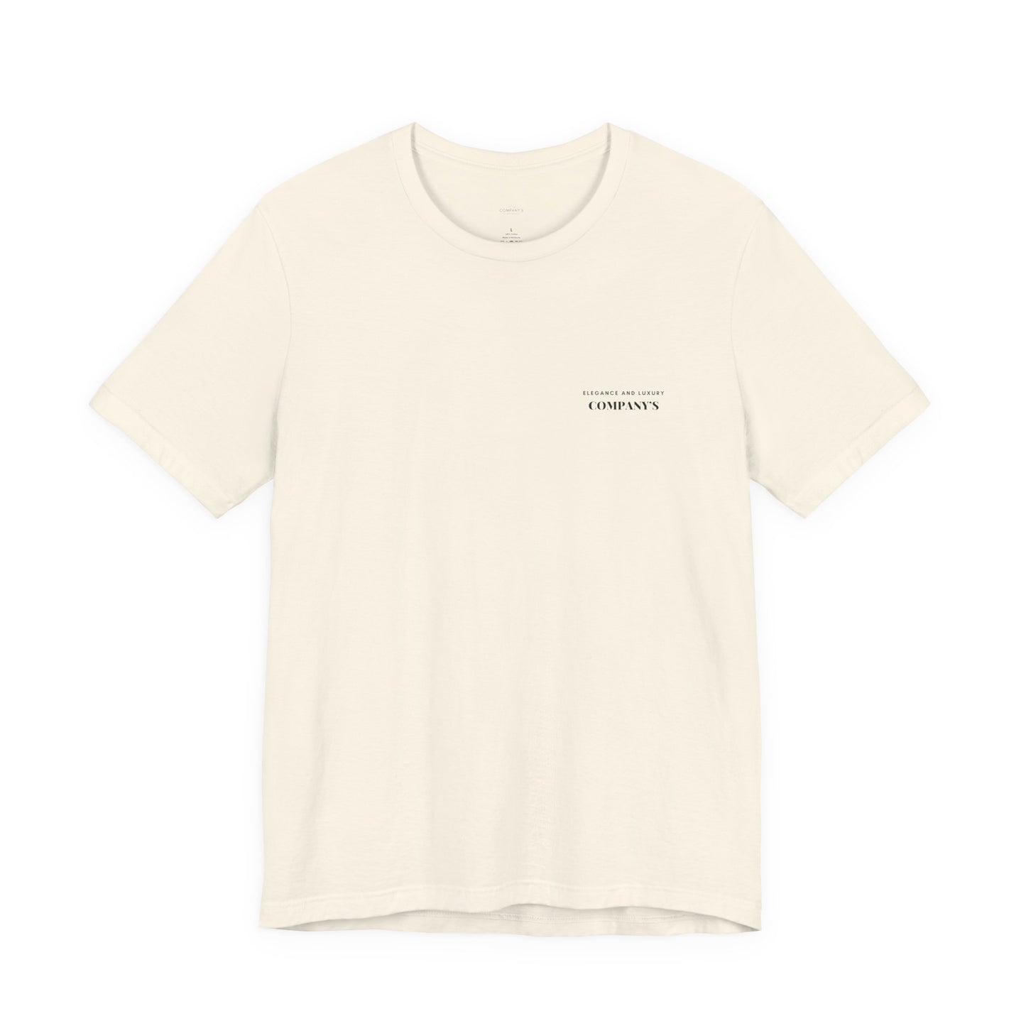 PLAYERA UNISEX JERSEY COMPANY’S LOGO ELEGANCE AND LUXURY.
