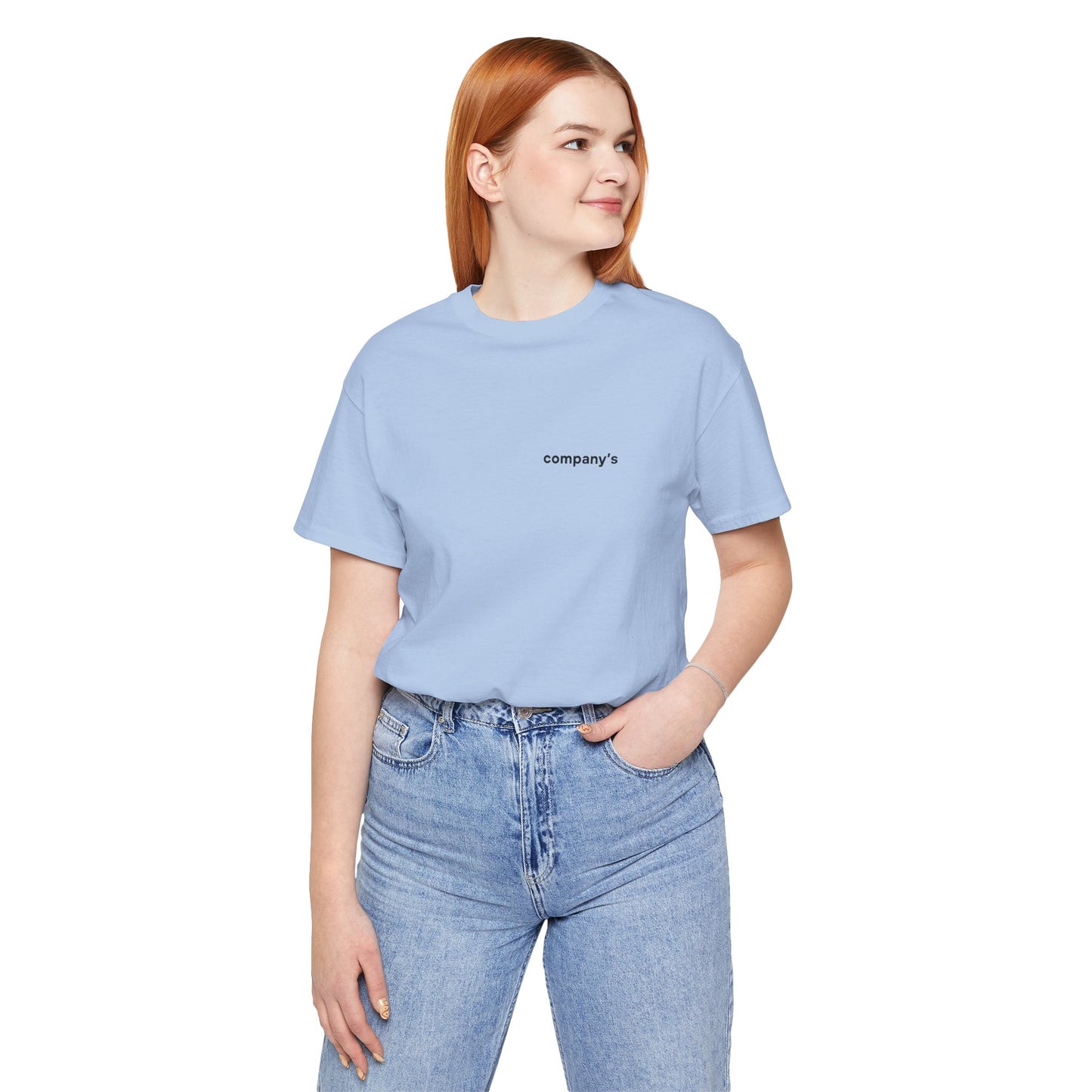 PLAYERA UNISEX JERSEY, COMPANY’S LOGO MINIMALISTA.