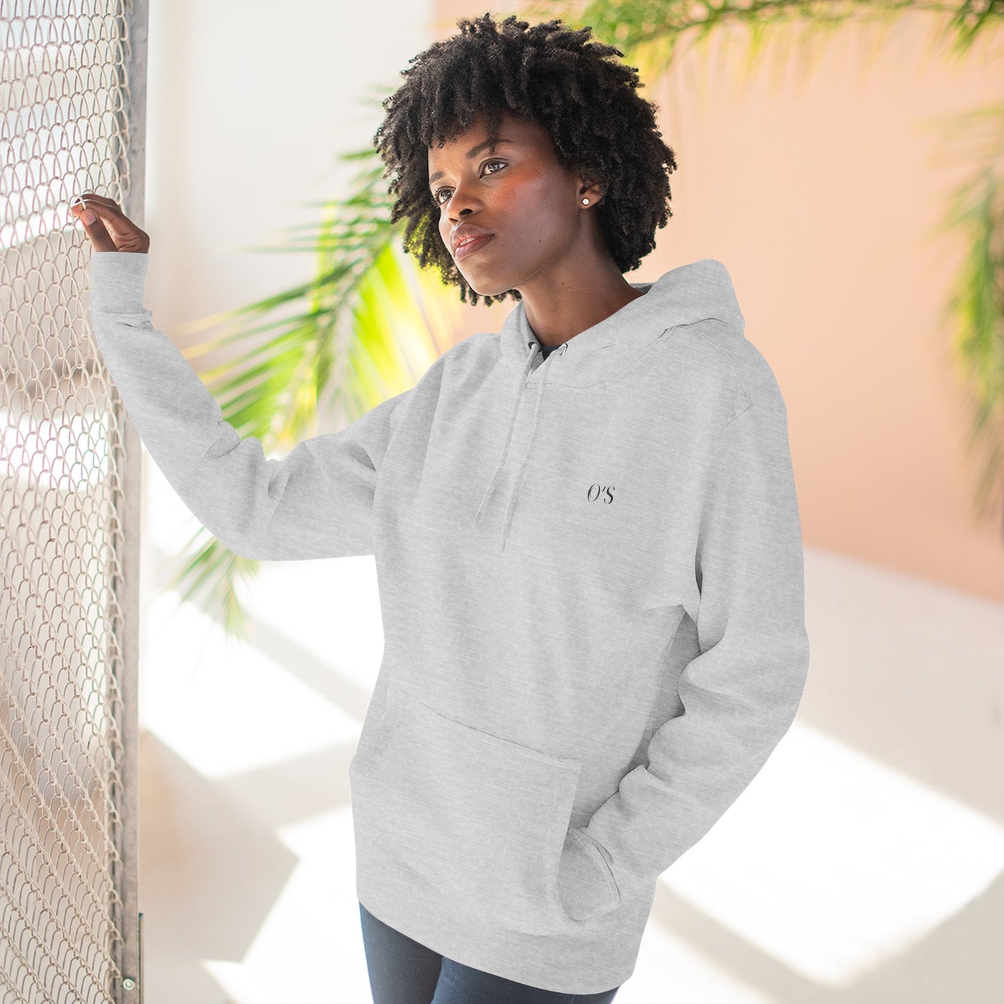 SUDADERA UNISEX CON CAPUCHA POLAR COMPANY’S CO’S LOGO.