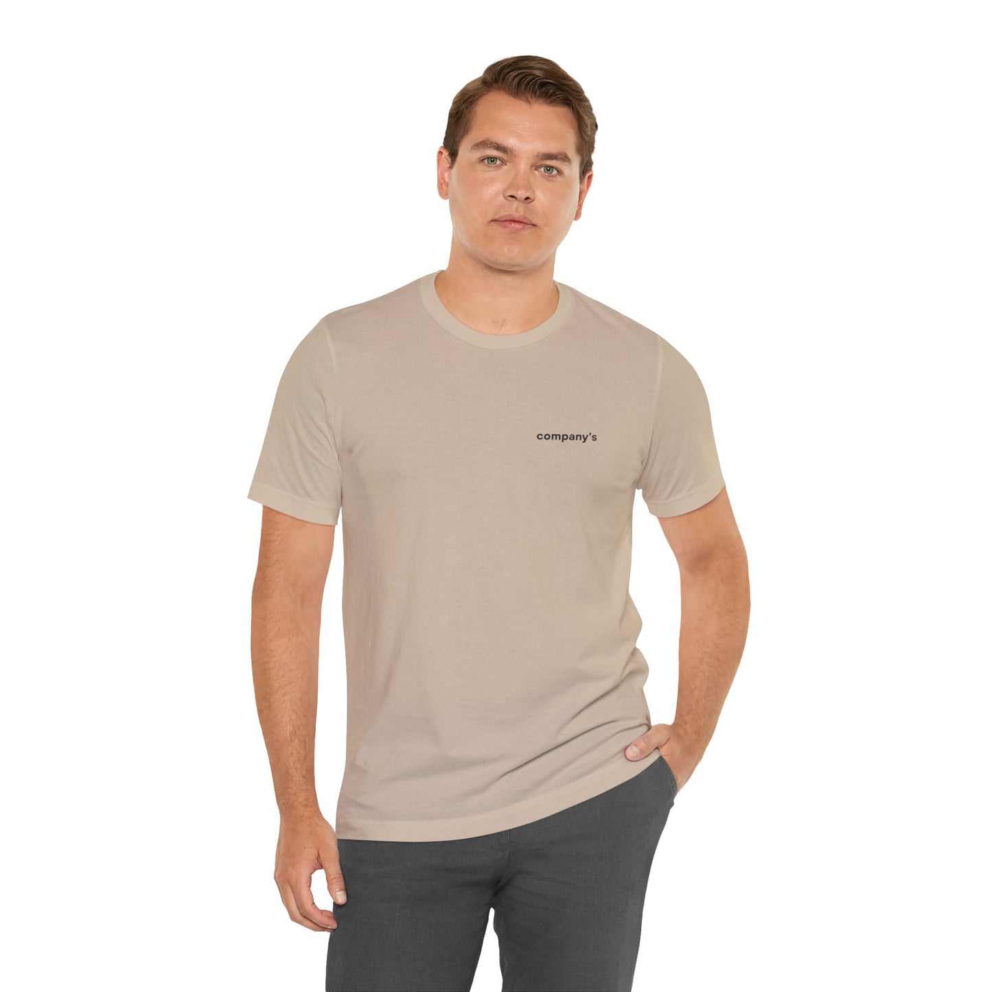 PLAYERA UNISEX JERSEY, COMPANY’S LOGO MINIMALISTA.