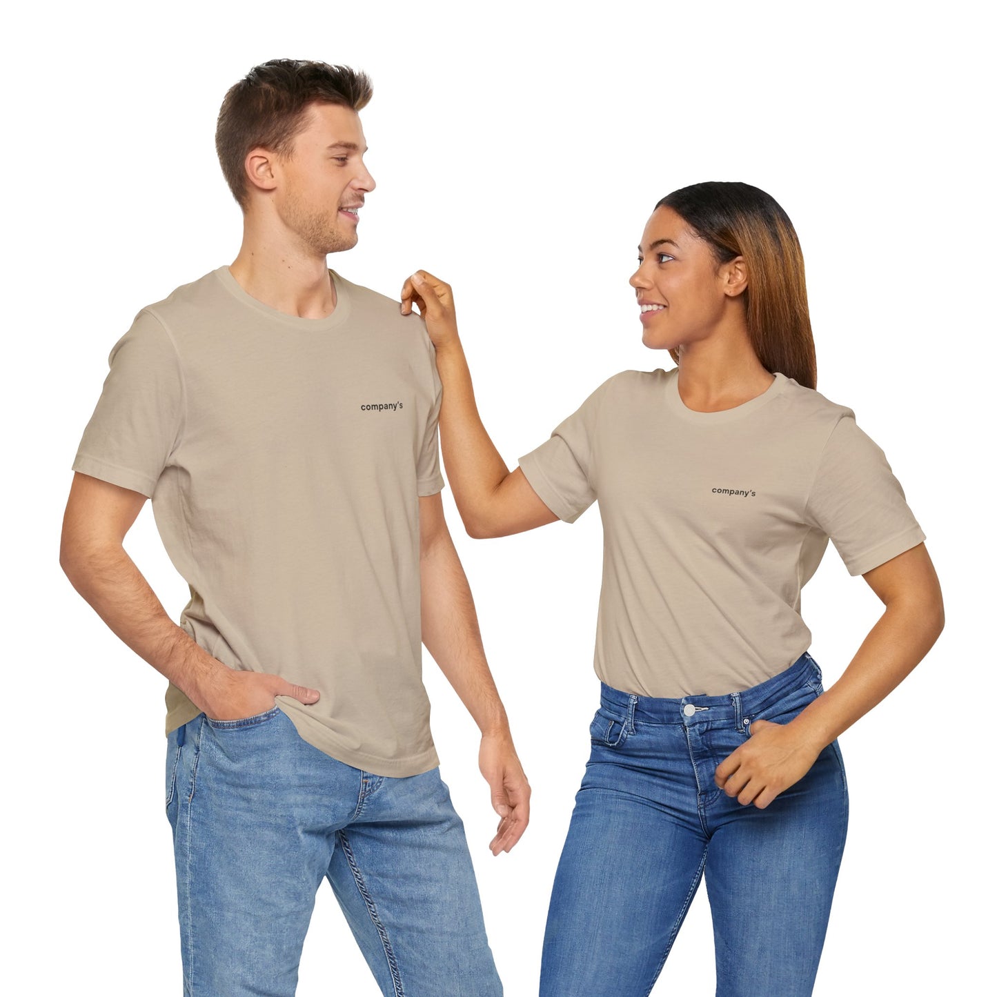 PLAYERA UNISEX JERSEY, COMPANY’S LOGO MINIMALISTA.