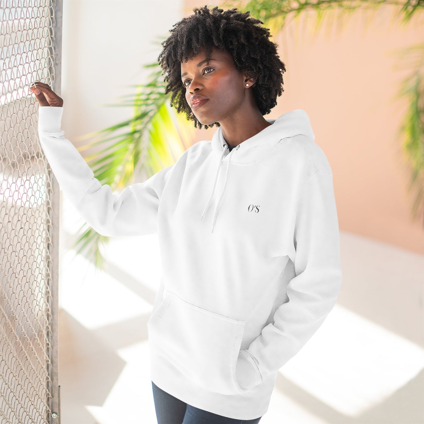 SUDADERA UNISEX CON CAPUCHA POLAR COMPANY’S CO’S LOGO.