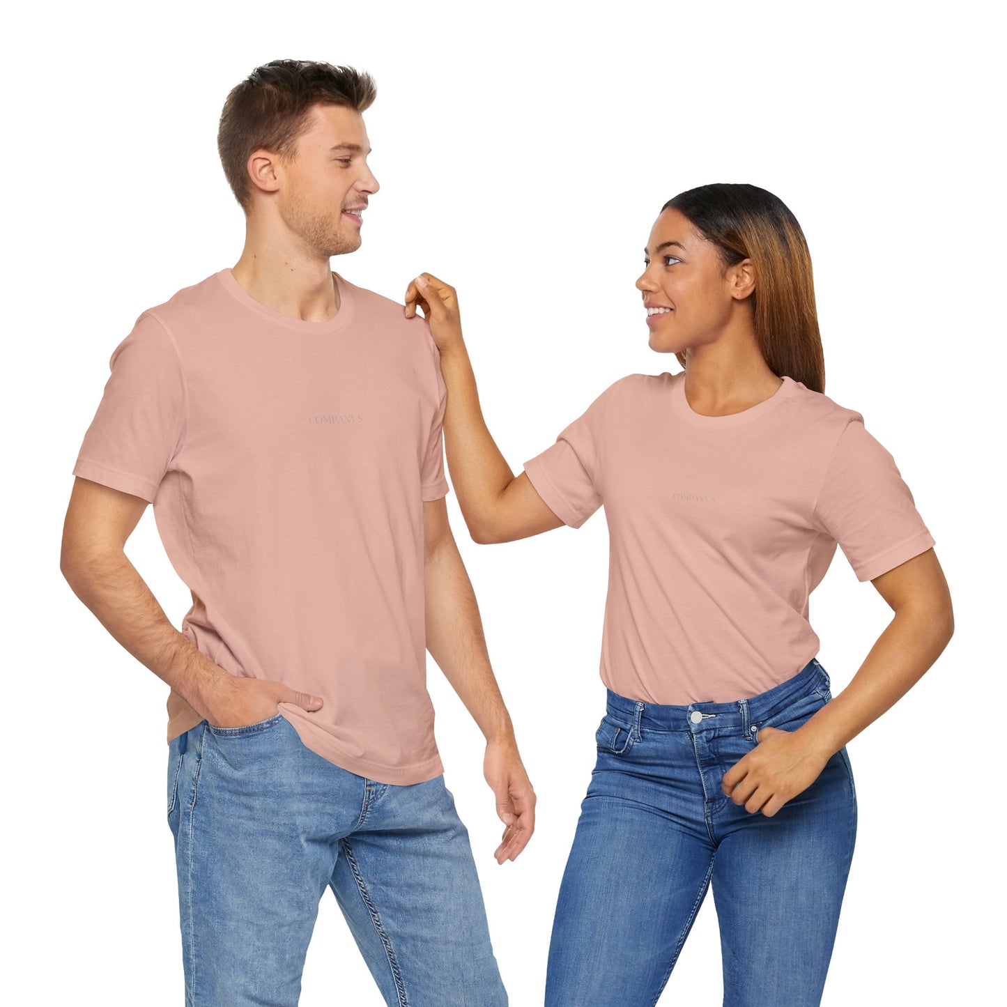 PLAYERA UNISEX JERSEY LOGO COMPANY’S ELEGANCE.
