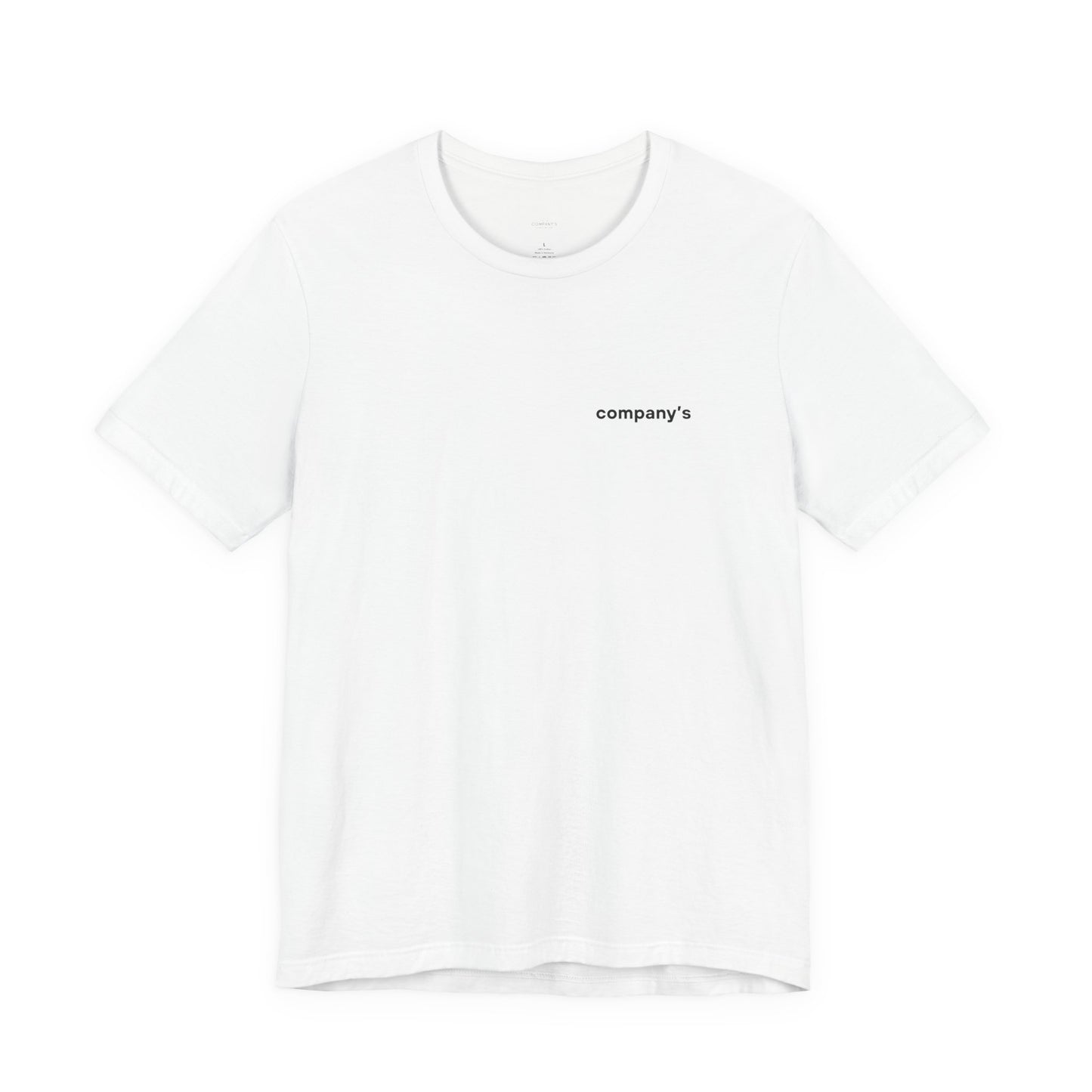 PLAYERA UNISEX JERSEY, COMPANY’S LOGO MINIMALISTA.