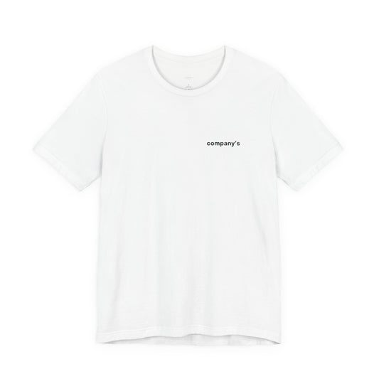 PLAYERA UNISEX JERSEY, COMPANY’S LOGO MINIMALISTA.