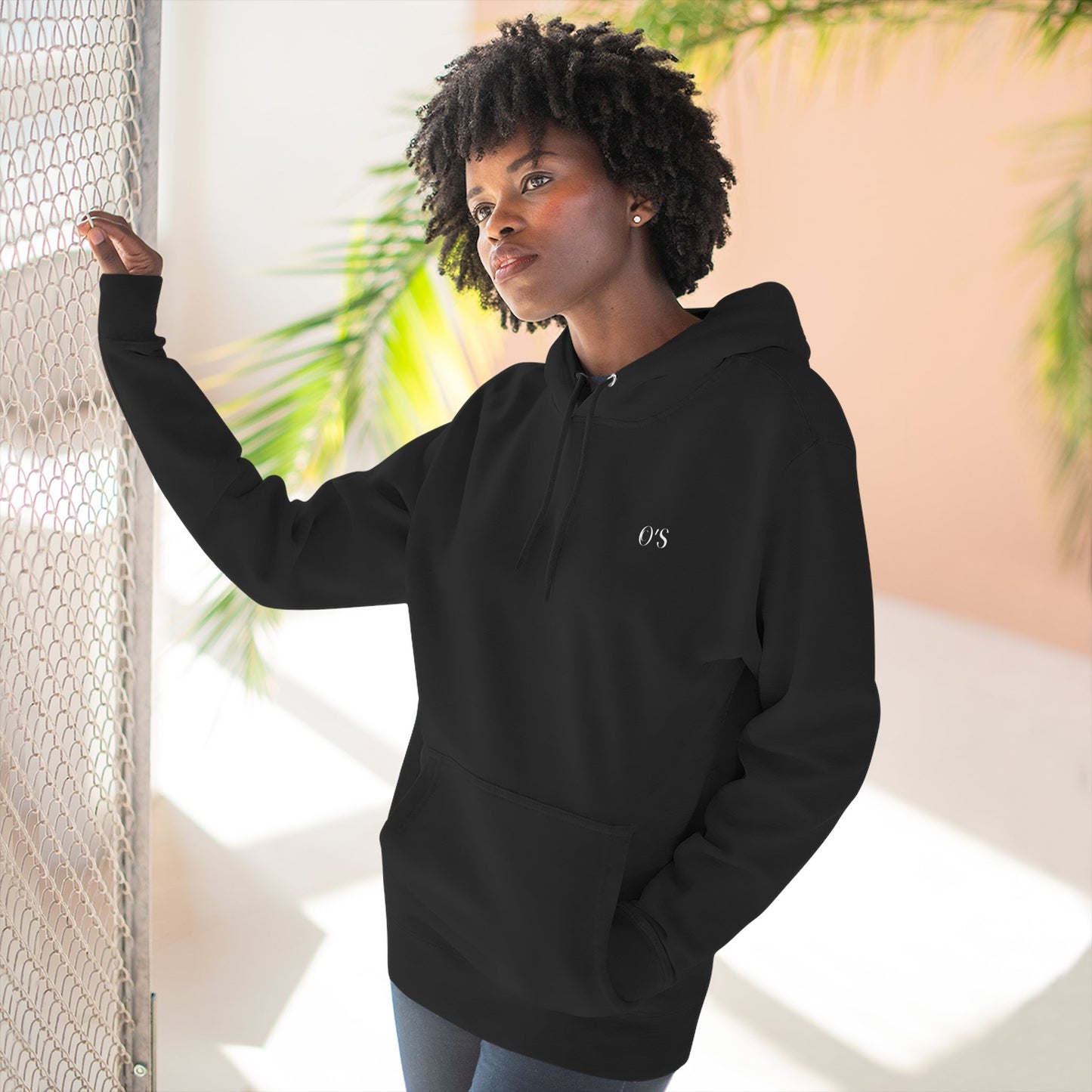 SUDADERA UNISEX CON CAPUCHA POLAR COMPANY’S CO’S LOGO.