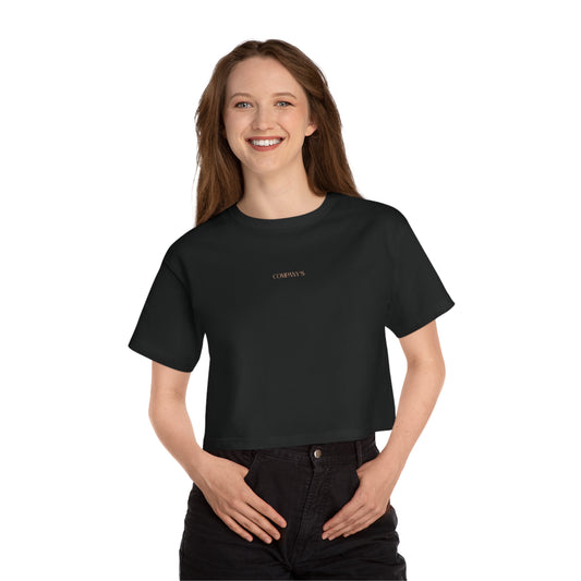 CAMISETA CORTA CHAMPION MUJER TOP COMPANY’S LOGO.