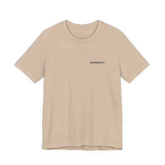 PLAYERA UNISEX JERSEY, COMPANY’S LOGO MINIMALISTA.